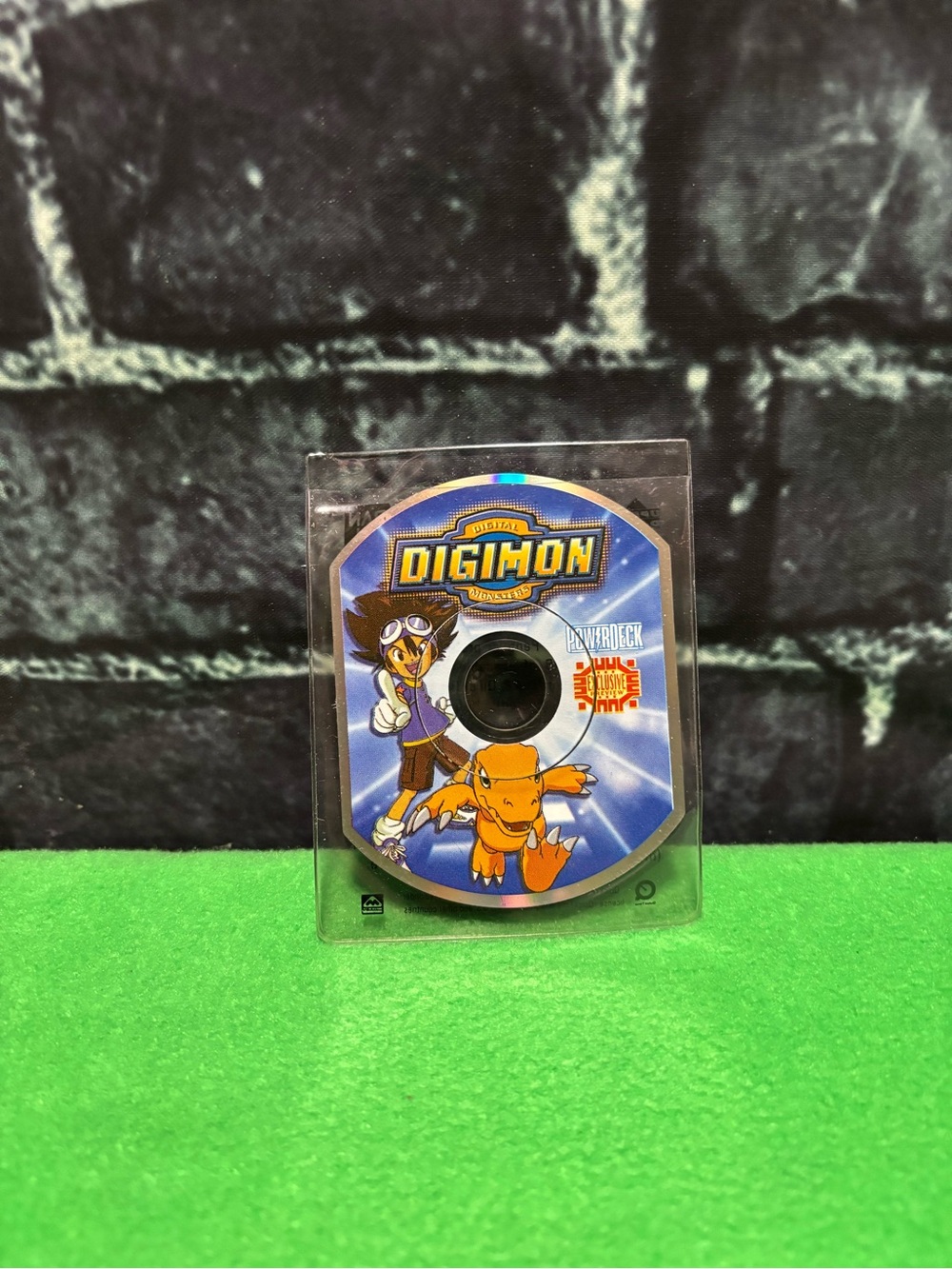 Digimon Pocket Disc with Agumon Artwork - Blue/Orange